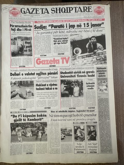 Gazeta Shqiptare 1997-01-11